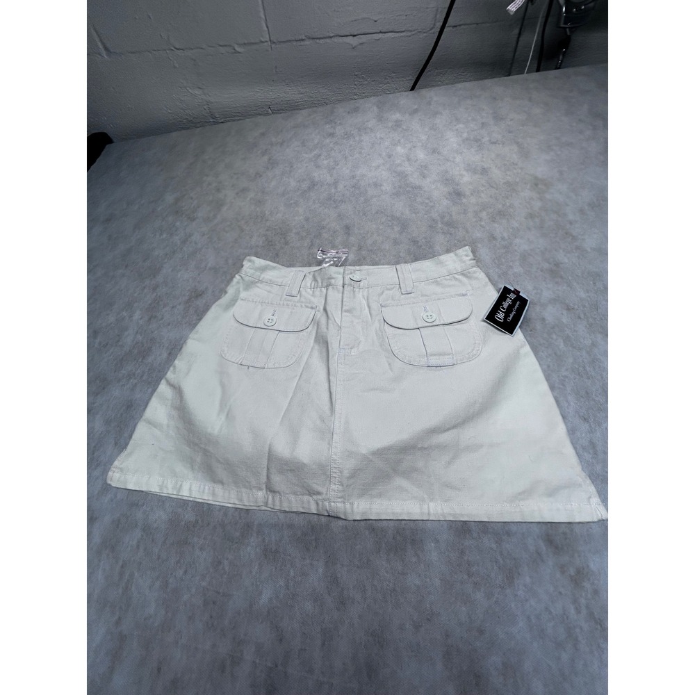 Old College Inn Tan Mini‎ Skorts Pockets A-Line Casual Cotton Size 5
